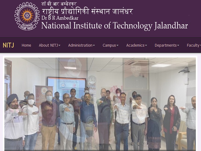 NIT Jalandhar Recruitment 2021